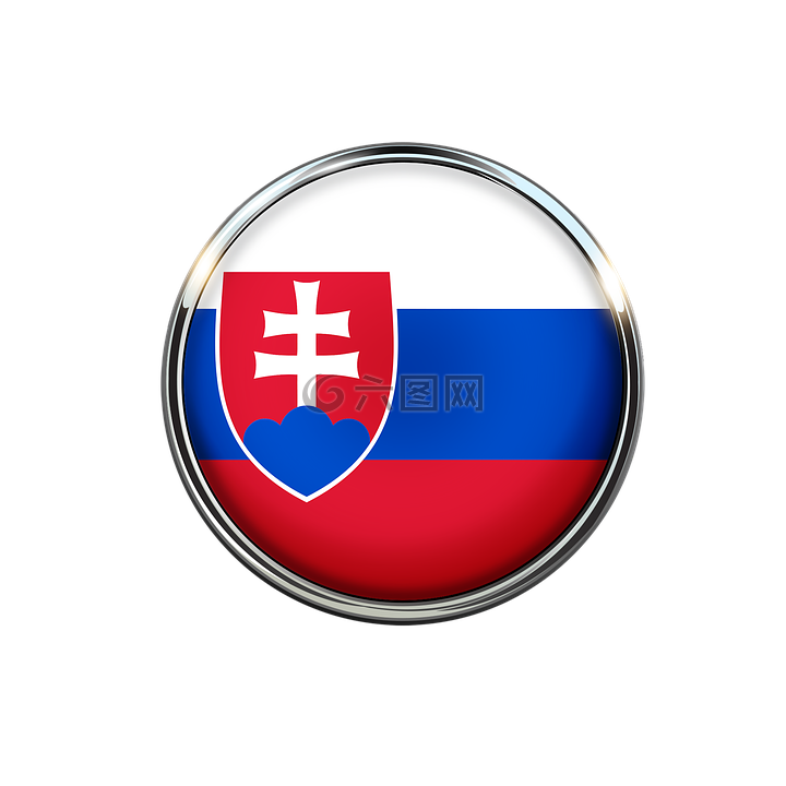 斯洛伐克,标志,圆