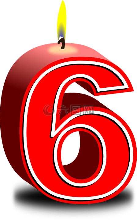 生日,蜡烛,数
