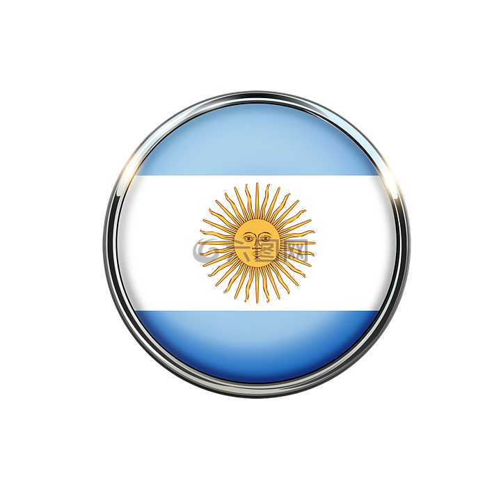 阿根廷,标志,圆