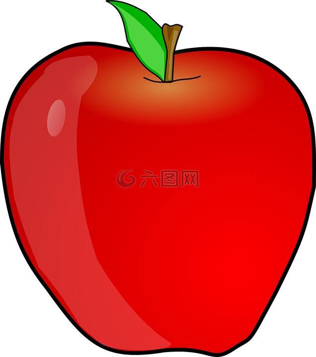 苹果,红色,水果