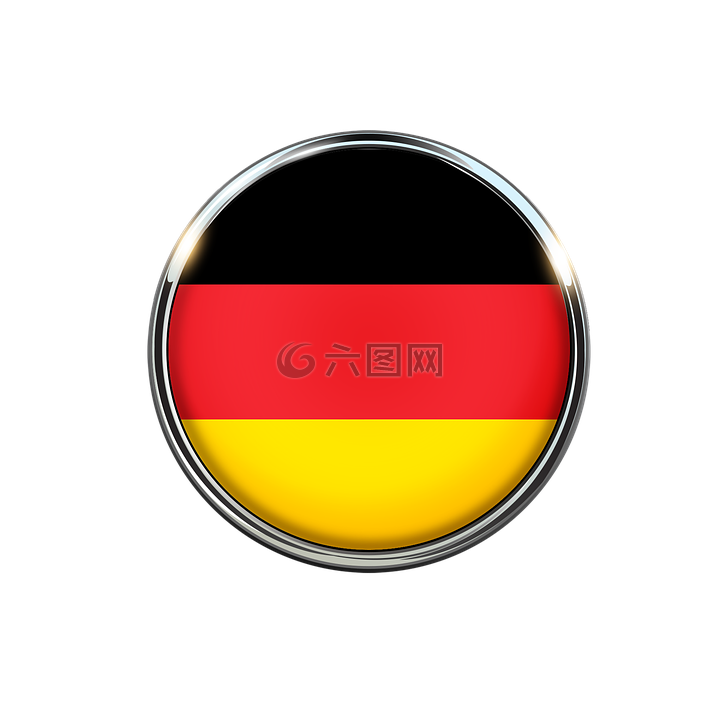 德国,标志,圆