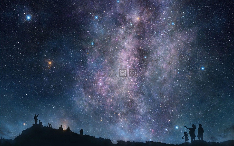 天文学,银河,空间