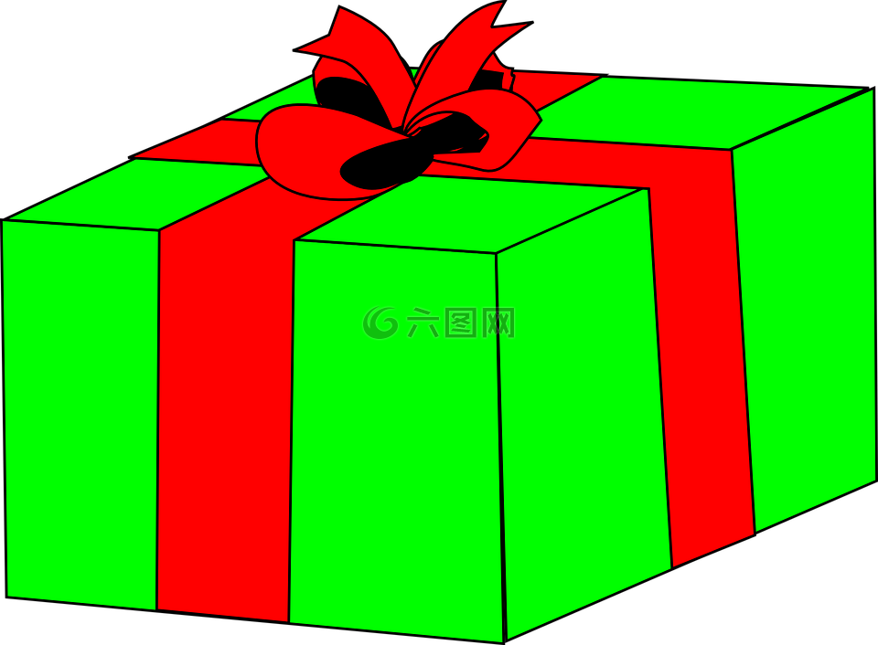 礼物,生日,盒