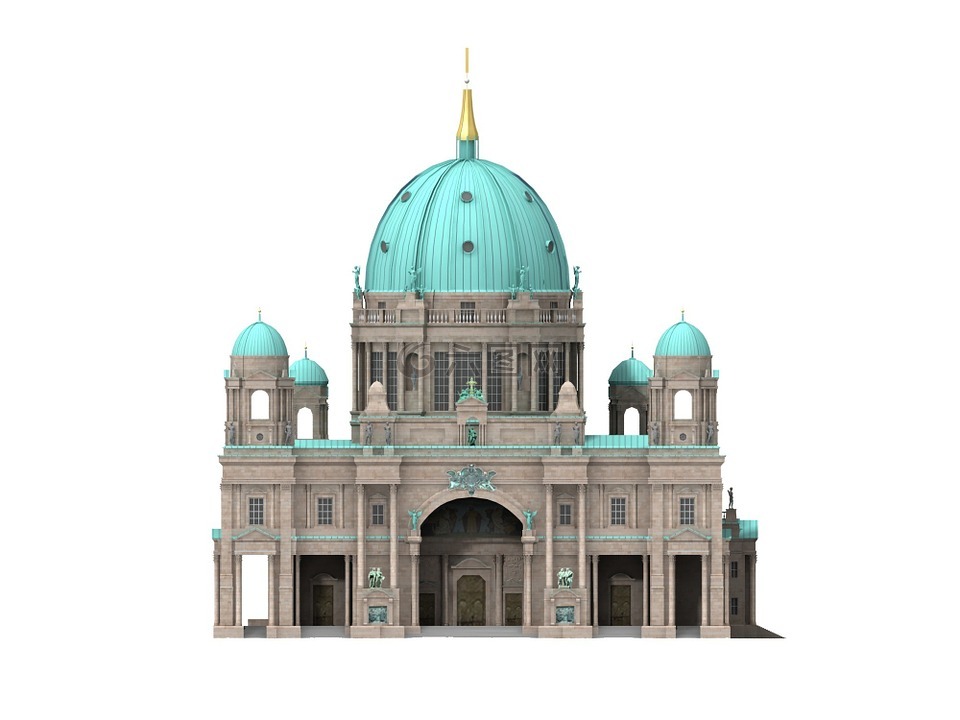 柏林,大教堂,柏林大教堂