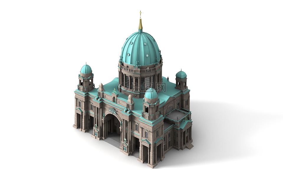 柏林,大教堂,架构