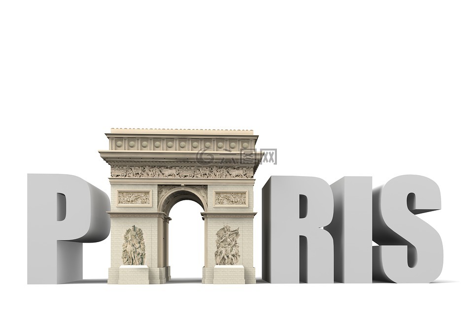 巴黎,凯旋门,架构