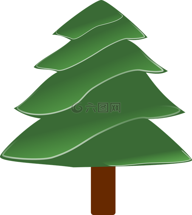 圣诞节,树,植物