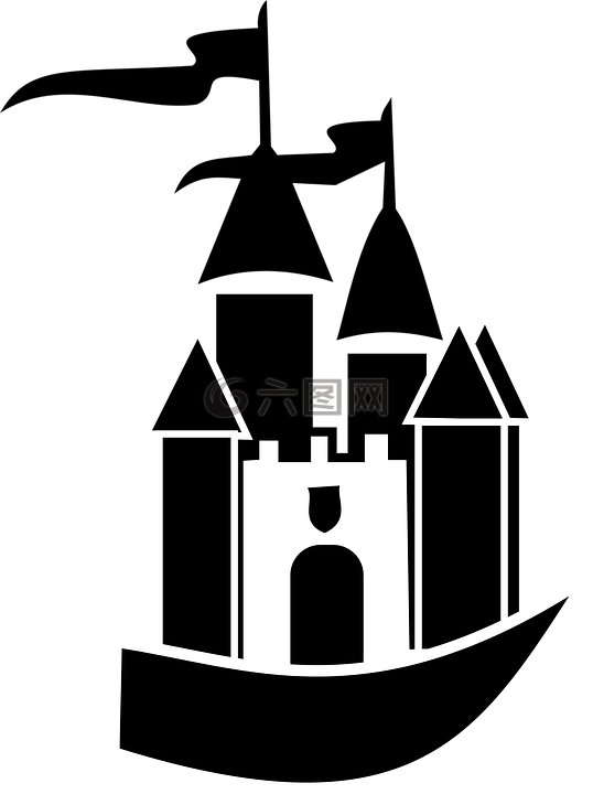 黑 城堡 旗高清图库素材免费下载 图片编号 六图网