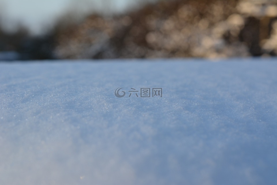 雪,闪光,12 月