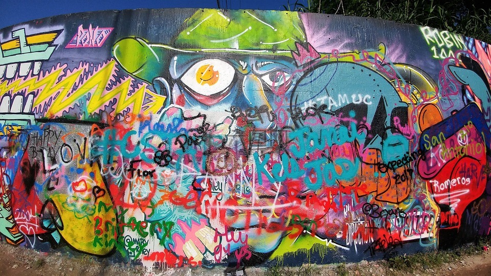 涂鸦墙,austin 德州,奥斯汀
