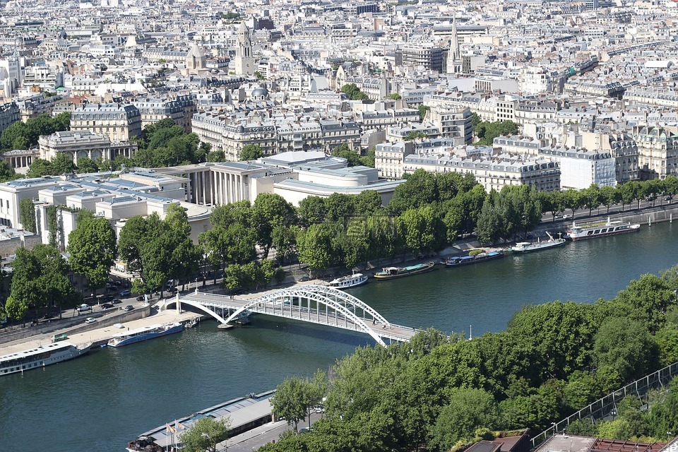 巴黎,塞纳河畔,桥