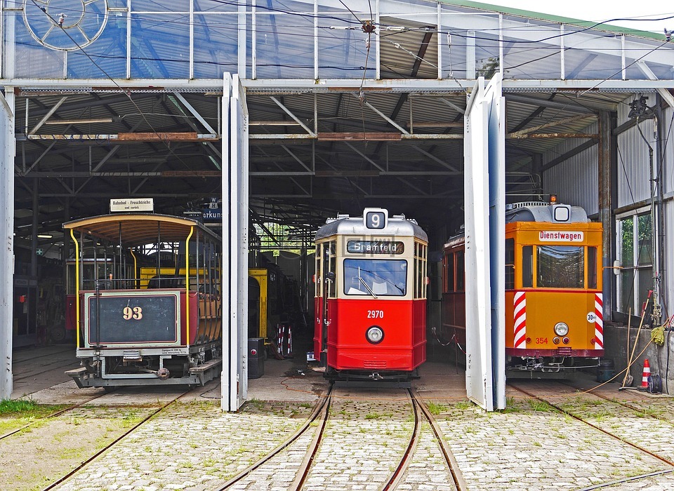 汉堡电车,博物馆的仓库,了 schönberger 海滩