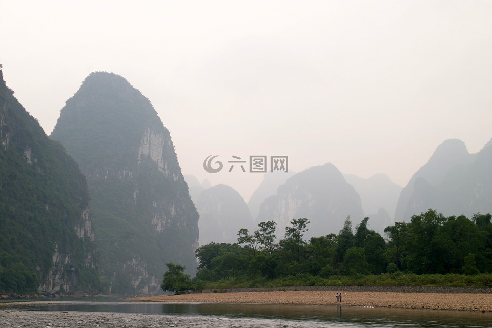 桂林,山,景观