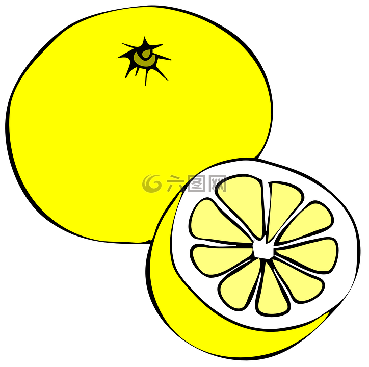 柠檬,柚子,水果