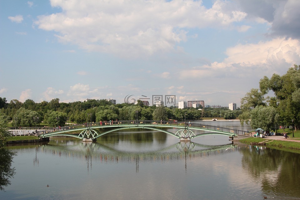 tsaritsyno,公园,城堡公园