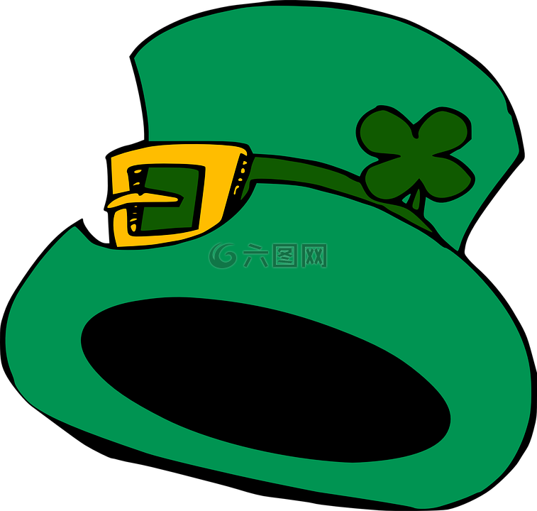 帽子,绿色,爱尔兰语