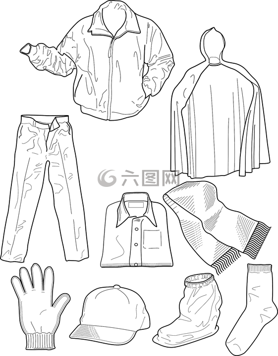 服装,衣服,冬季服装