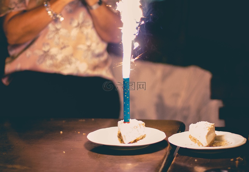 蛋糕,生日,一方