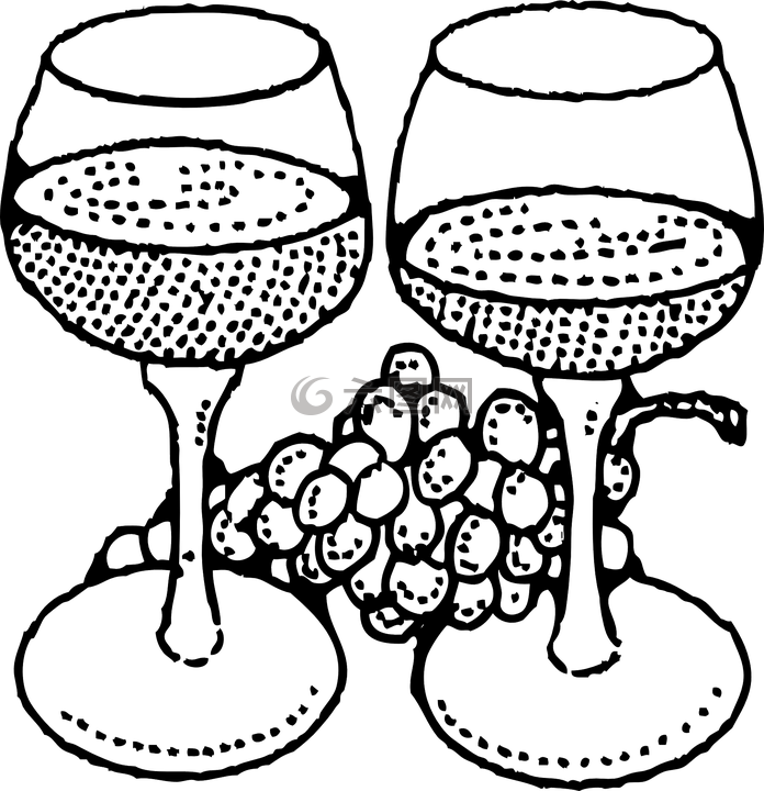 酒杯,葡萄酒杯来,杯酒