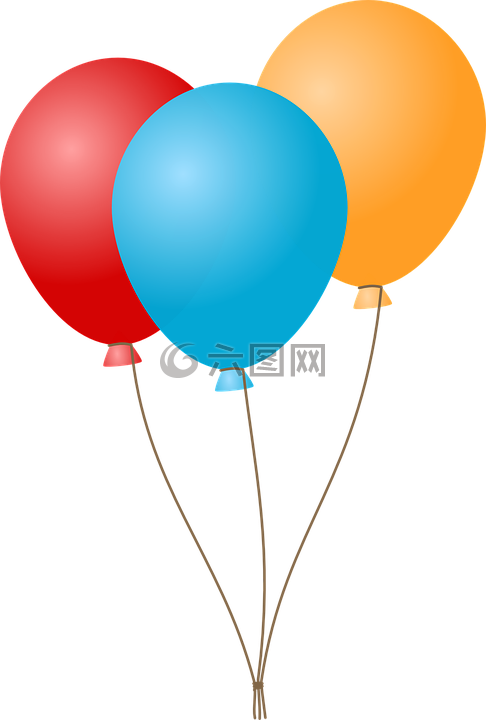 气球,装饰,庆典
