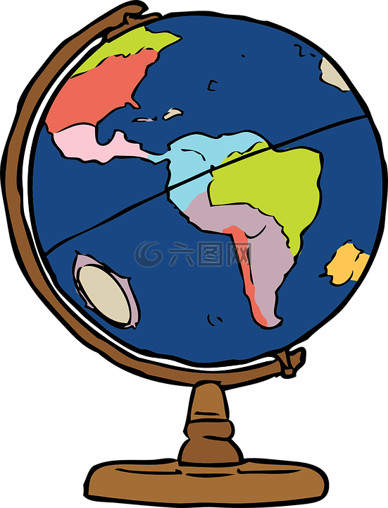全球,地理,模型