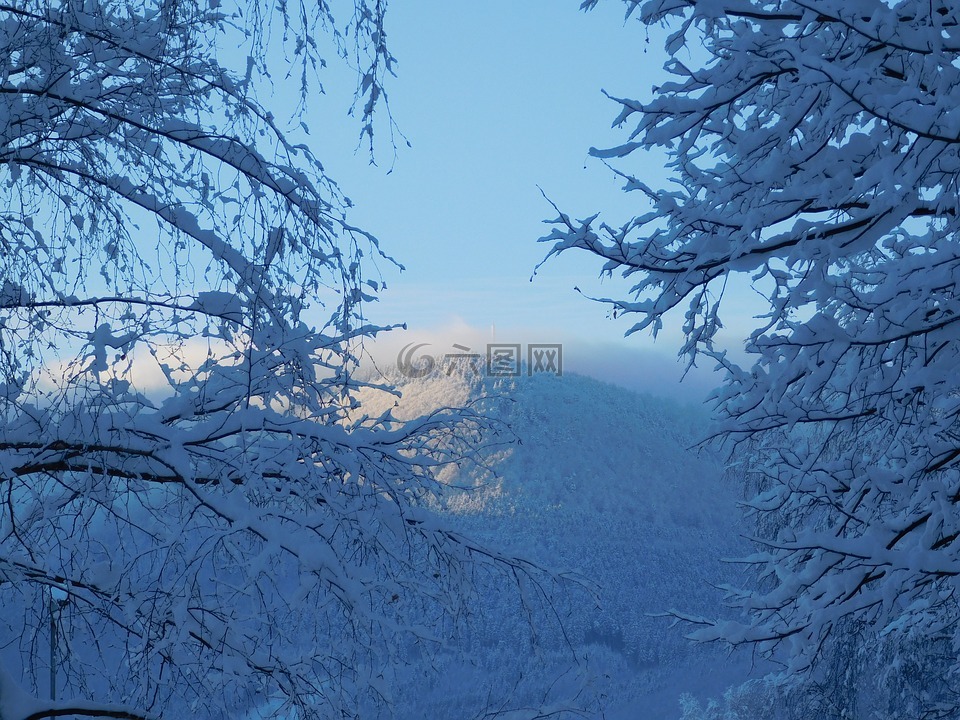 radhošť,似雪,景观