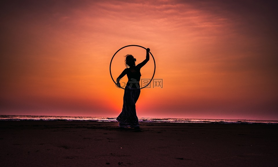 呼啦圈,夫人,箍