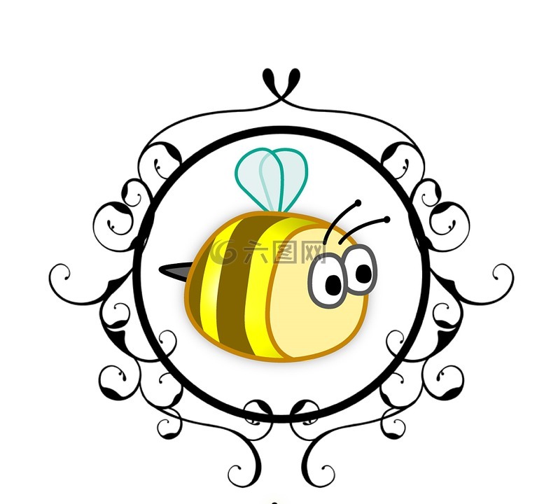 蜜蜂,黄色,陷害