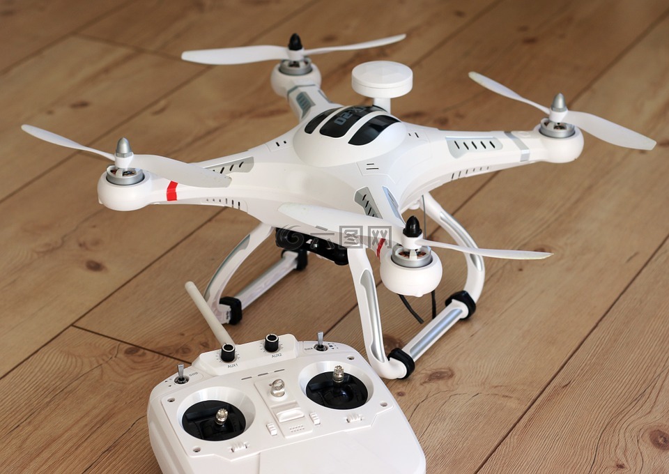 quadrocopter,无人驾驶飞机,模型