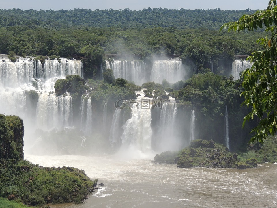伊瓜苏,巴西,瀑布