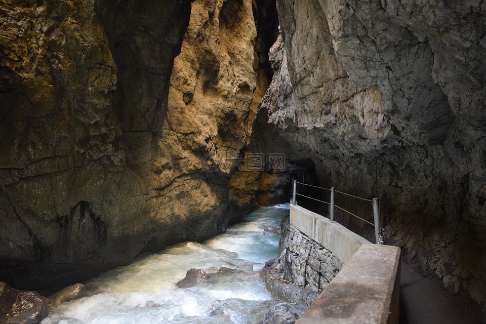 巴伐利亚,garmisch,partnachklamm