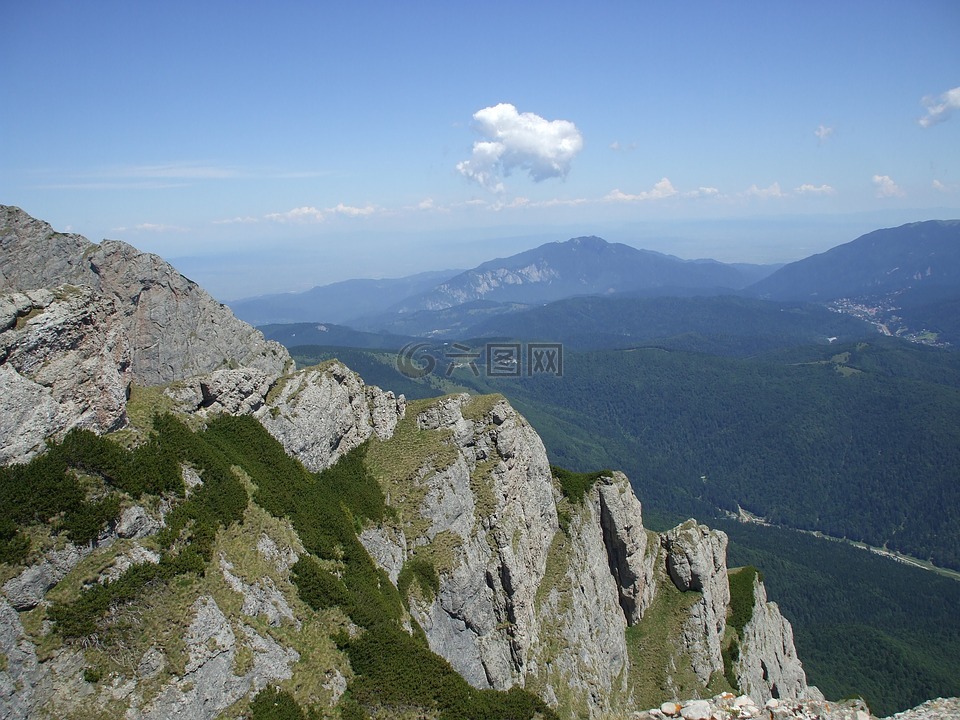 布什泰尼,罗马尼亚,山地景观