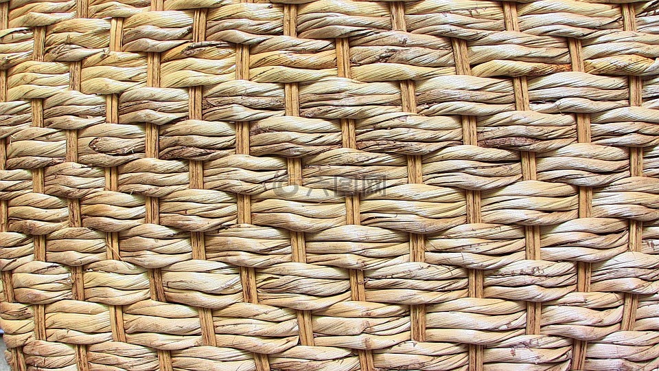 篮,编织,背景