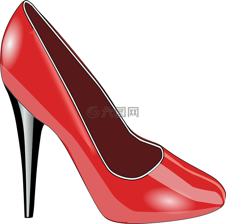 鞋,红色,女士们
