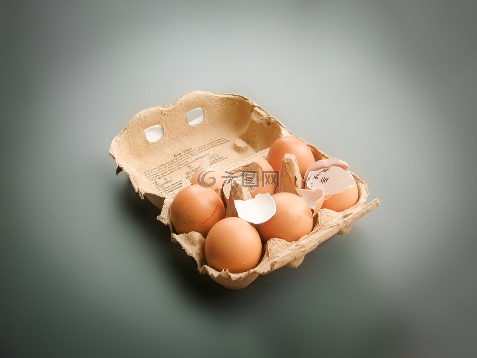 蛋,盒,包