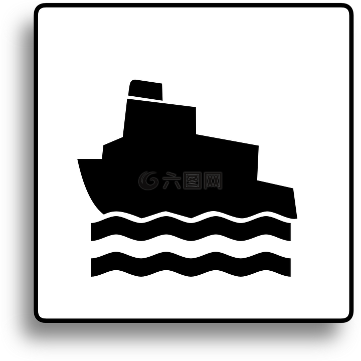 船上的标志,船标志,轮渡标志