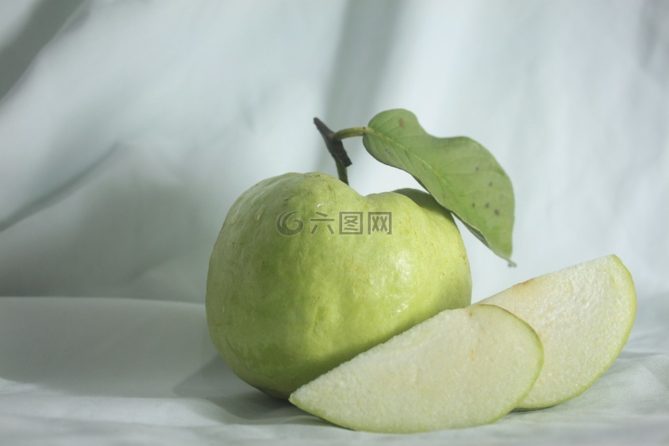 番石榴,水果,绿色