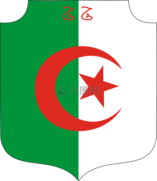 阿尔及利亚,密封,徽章