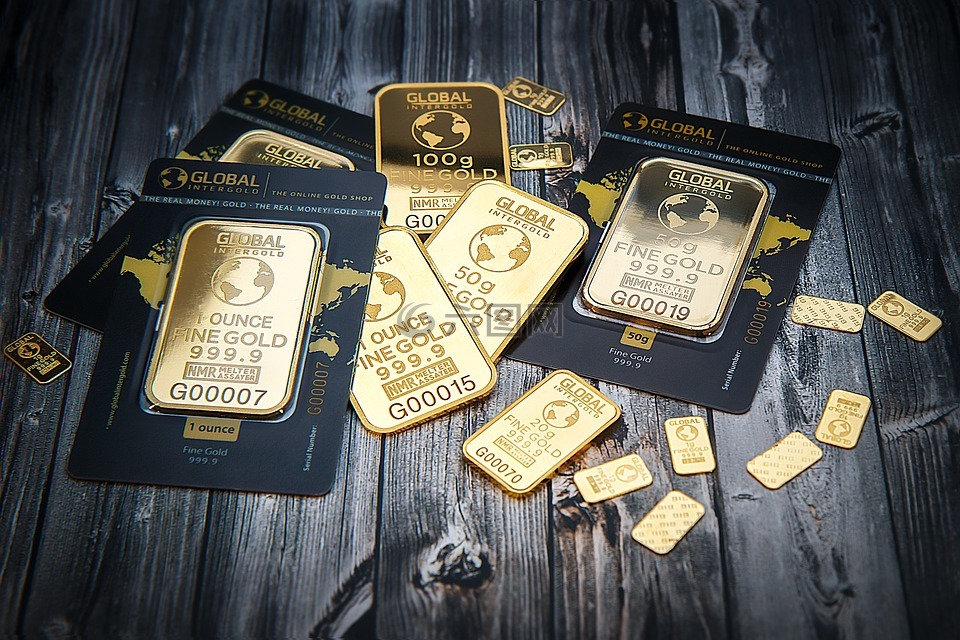 黄金是货币,金条,金店