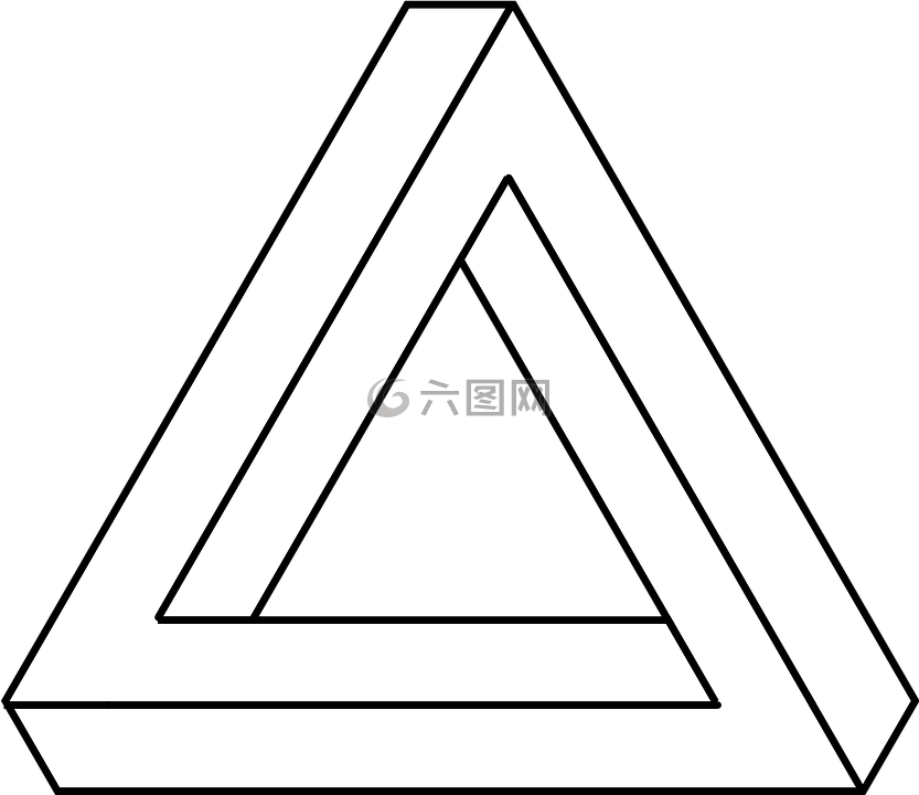 三角,视错觉,视觉错觉