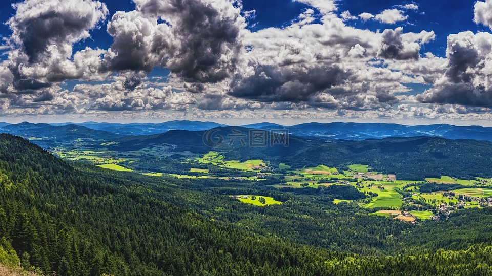 巴伐利亚森林,巴伐利亚,景观