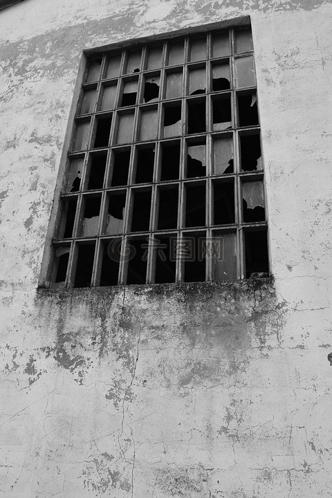windows,制成品,废墟