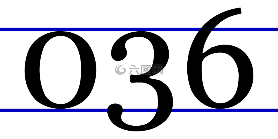 数字,数,036