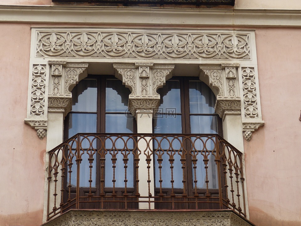 阳台,托莱多,西班牙