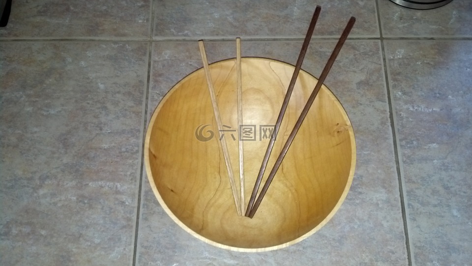 筷子,碗,木材