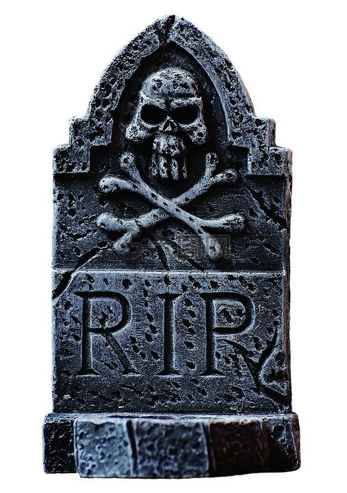 万圣节,墓碑,灰色