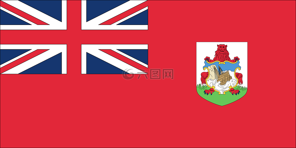 标志,国家,百慕大