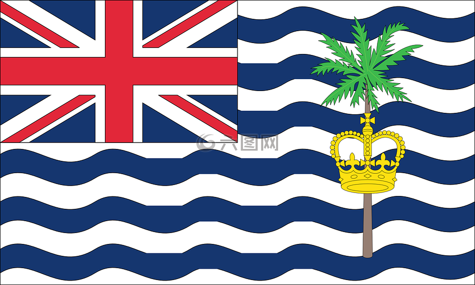 标志,国家,英国印度洋领土