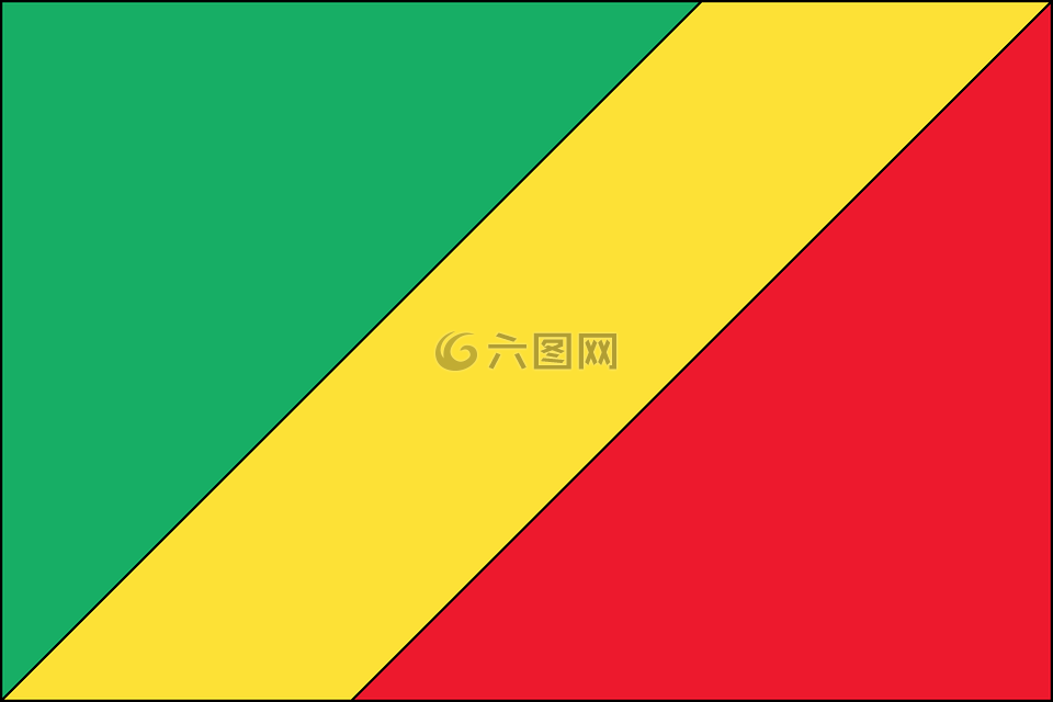标志,国家,刚果