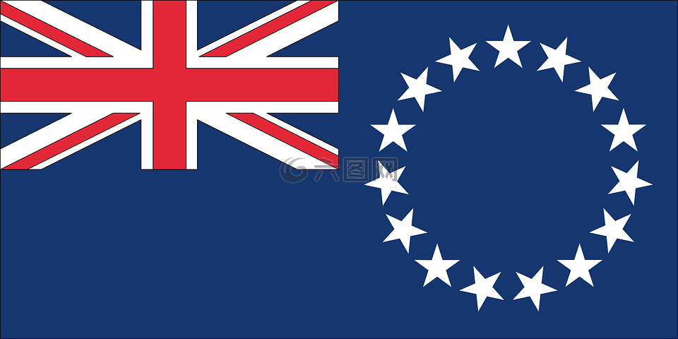 标志,国家,库克群岛